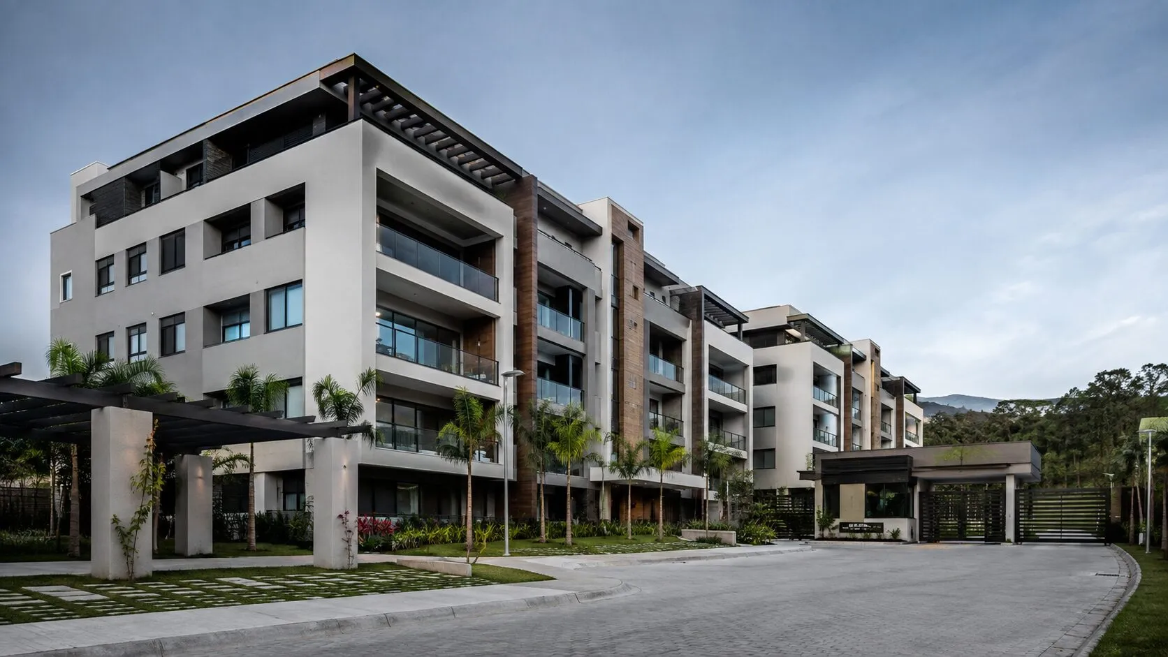 Condomínio residencial construído pela AVL Construtora